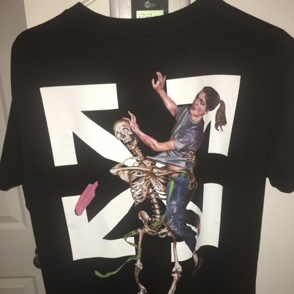 Off white skeleton t shirt - Picture 1 of 3